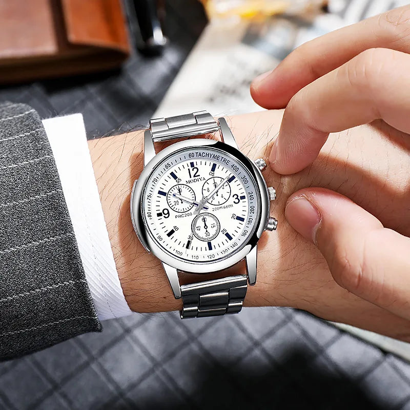 Polera Premium Luvino™ - Algodón PIMA Que No Se Arruga + Reloj Nord de Cuarzo