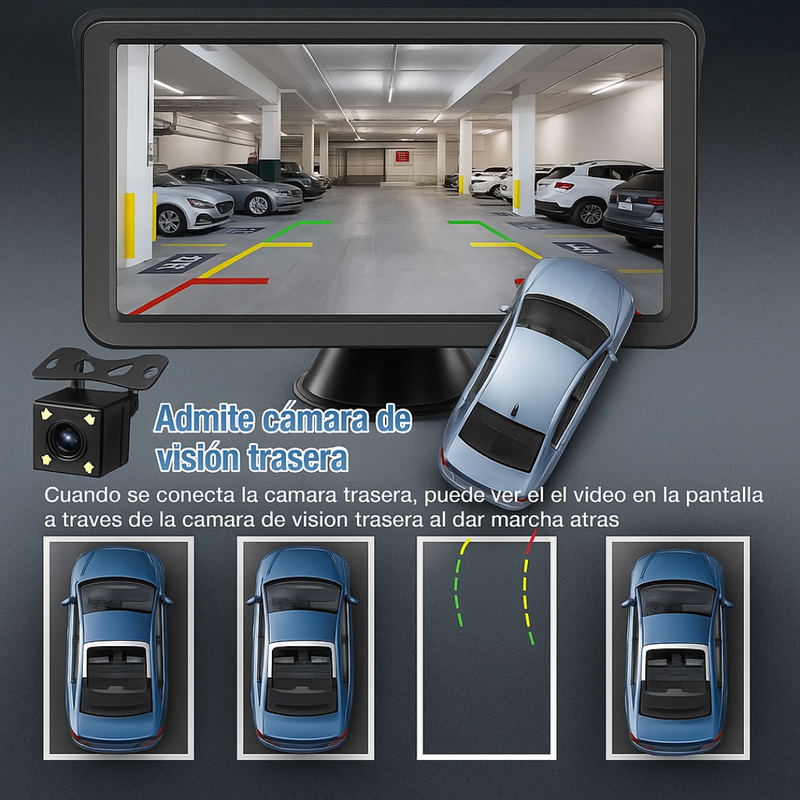 Pantalla 10" Smart CarPro™ - Incluye Android Auto y CarPlay + Cámara de Reversa de Regalo