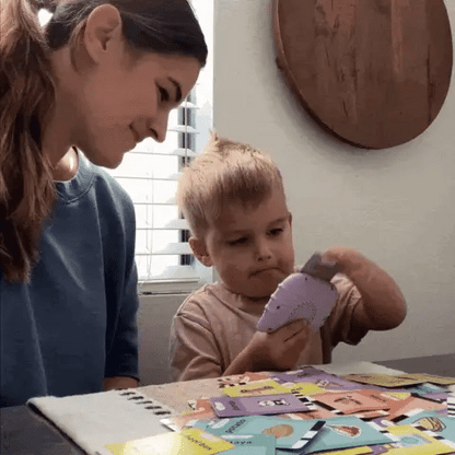 VerbaLingo™ - Tarjetas Educativas en Español e Inglés - 112 Tarjetas