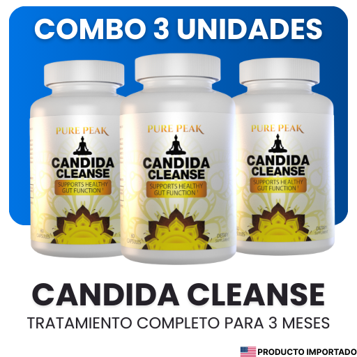[Pack 3 Unidades] - Candida Cleanse - Mejora Tu Salud Digestiva
